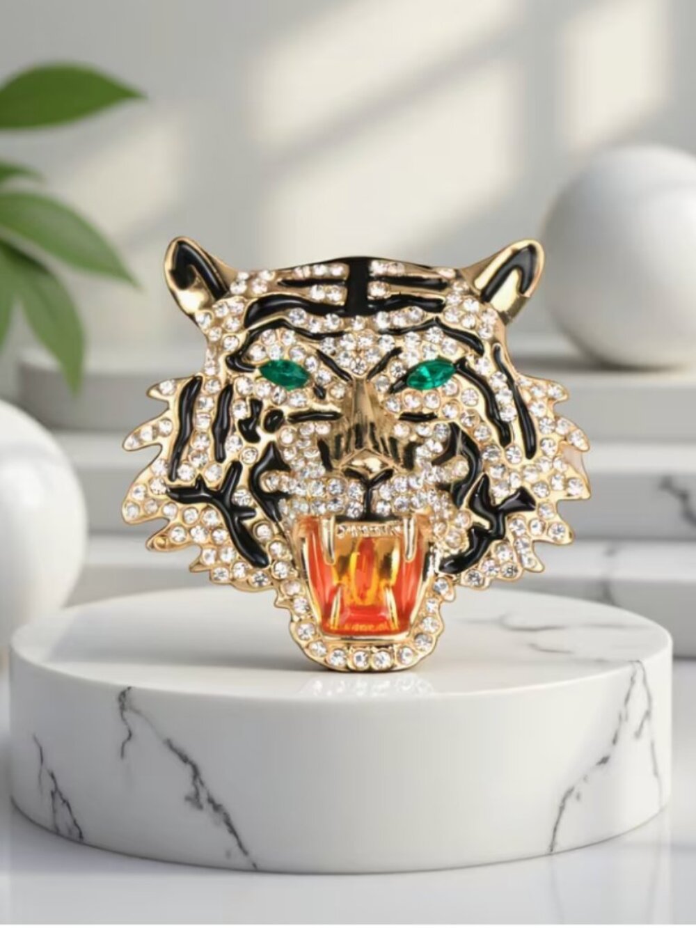BOUTIQUE HIPPEE HARVEST TIGER BROOCH